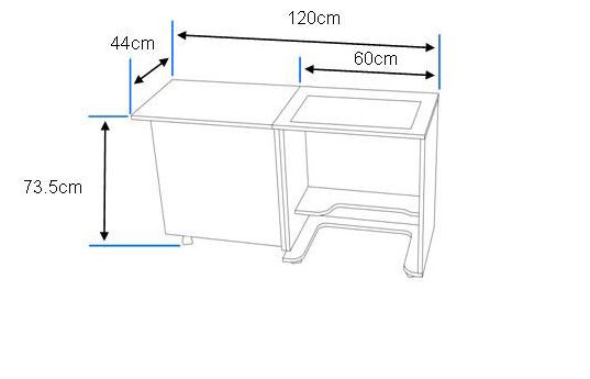 Размеры стола для швейной машинки